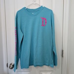 Disney Blue and Pink Long Sleeve Tee